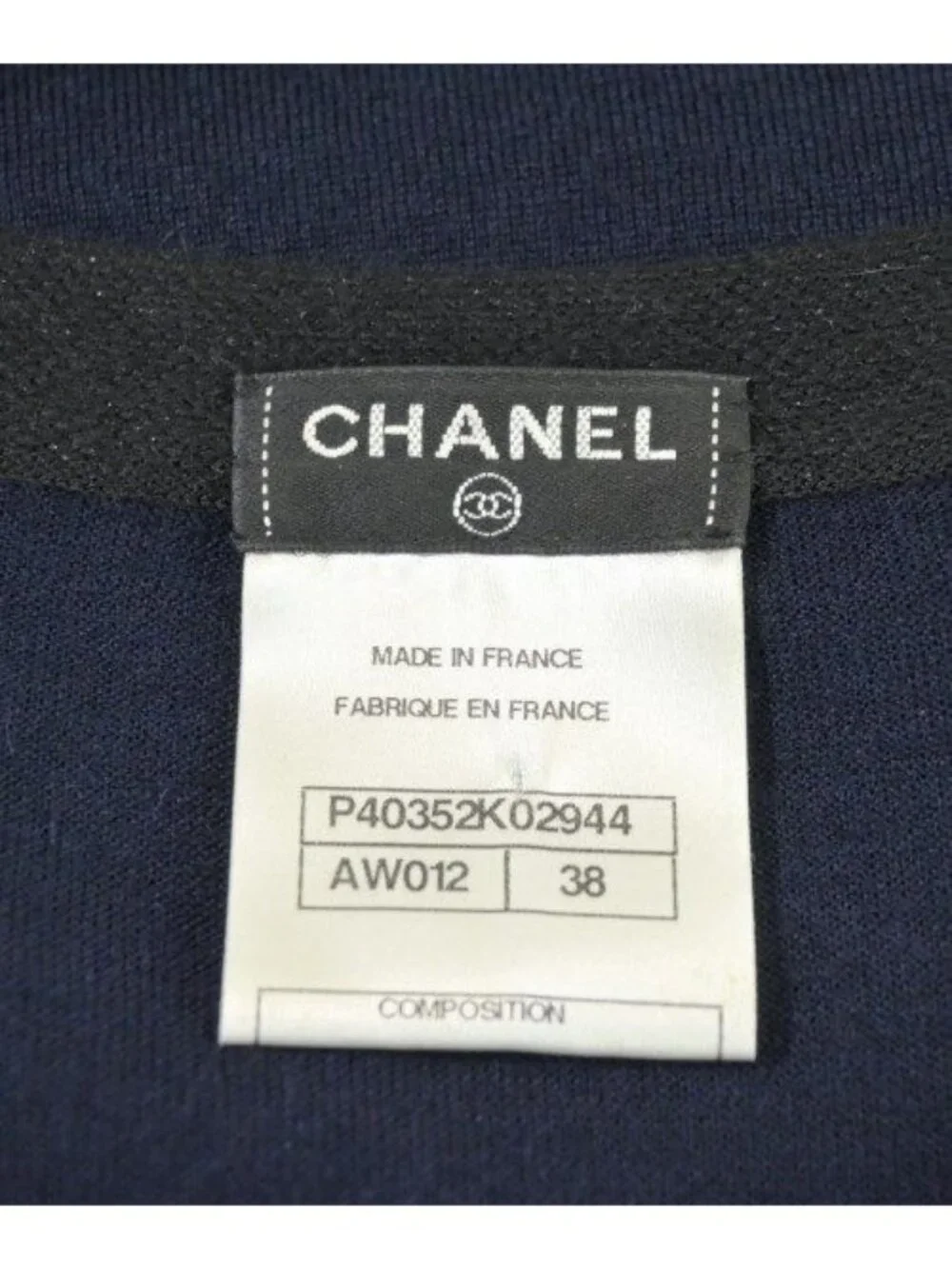 Chanel Knit Sweater Navy